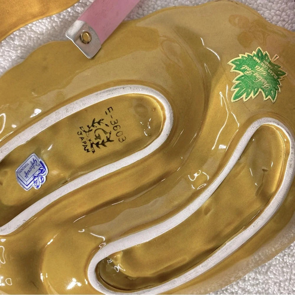 Vintage MCM Japan Pottery Ceramic Orange Spice 8Pc  Tea Set - Picture 11 of 16